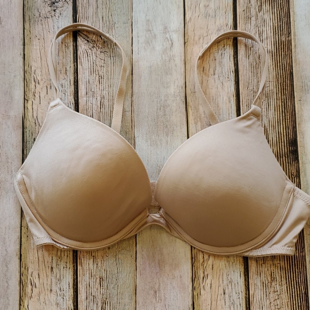 Beige Push-Up Bra 💛 (34C)